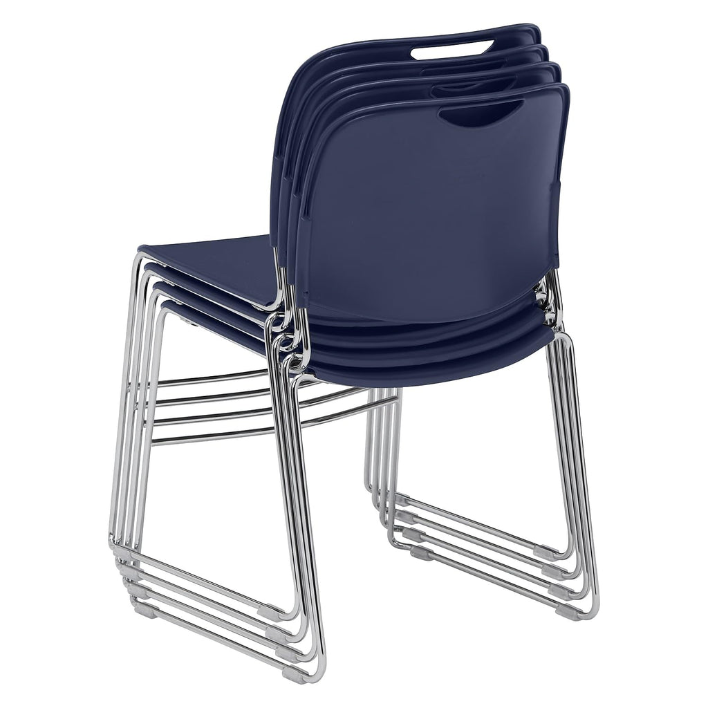 Navy Blue Stack Chair 4 Pack C8300