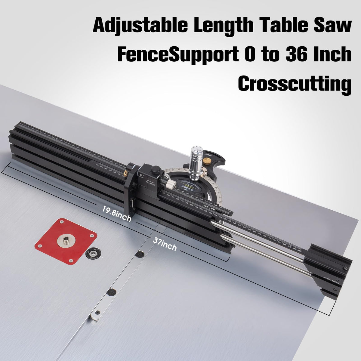 Aluminum Alloy Miter Gauge with Miter Fence P5472