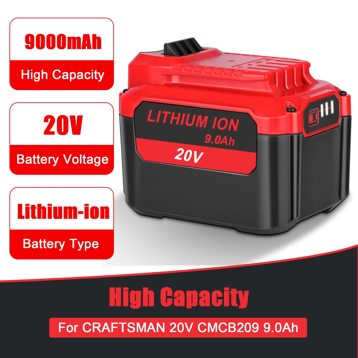 9.0Ah Replacement Battery Z2395