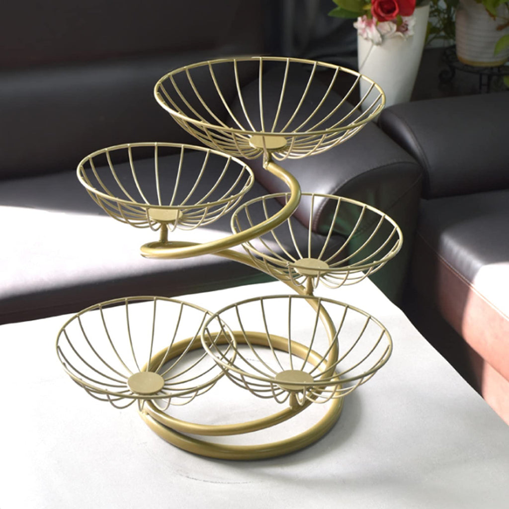 Fruit Bowl Multi-layer Fruit Tray Large Capacity B80737