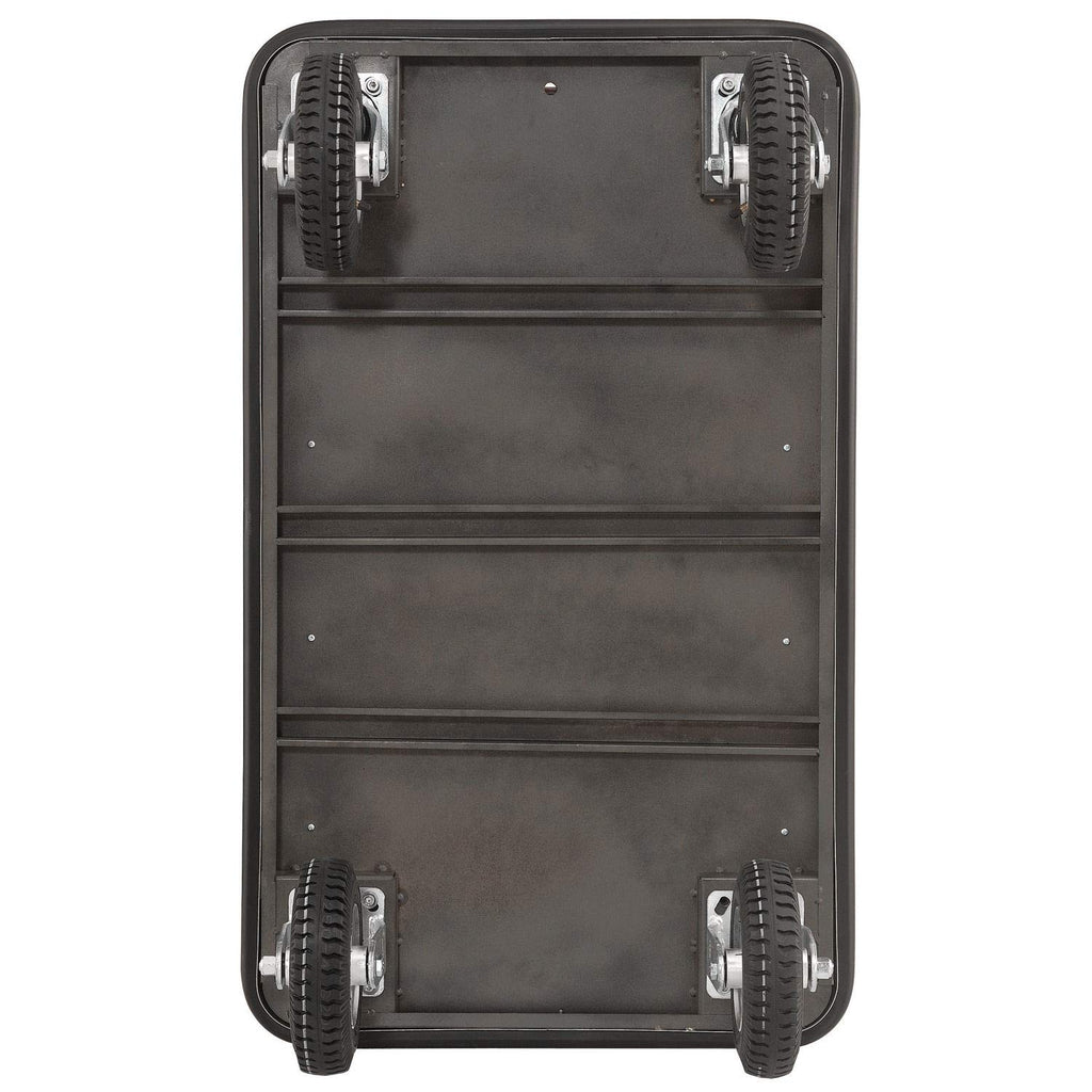 Silver Stainless Steel Bellman Cart E549