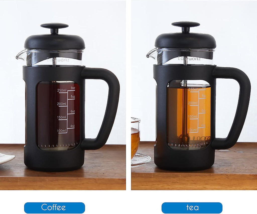 12 oz Stainless Steel French Press and Creamer Set I3479