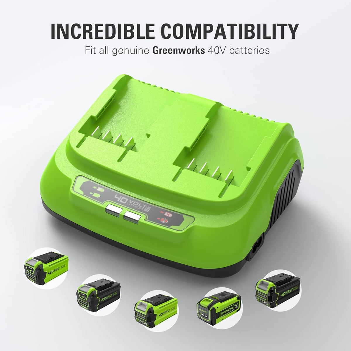 40V 2.0Ah Lithium-Ion Battery and Dual Port Rapid Charger Starter Kit W433028
