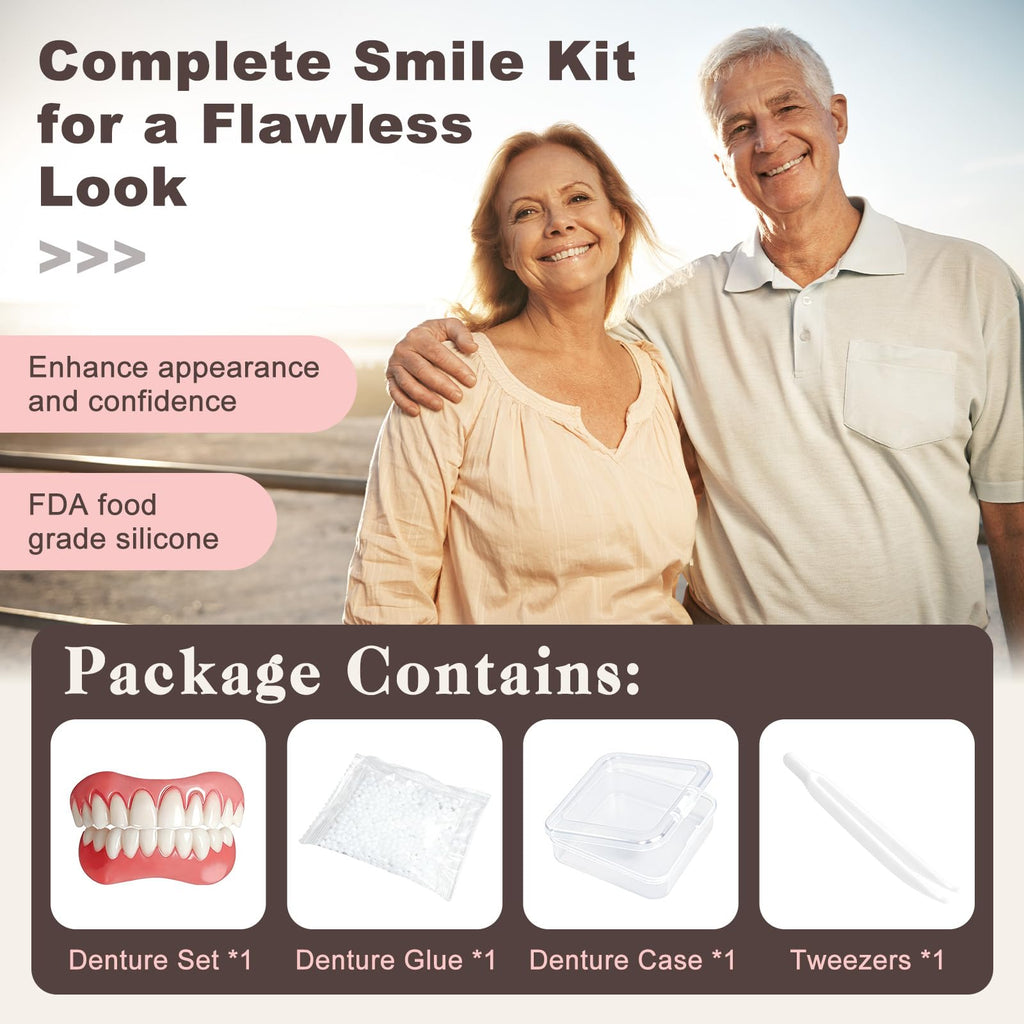 Moldable Silicone False Teeth Veneers Kit X614