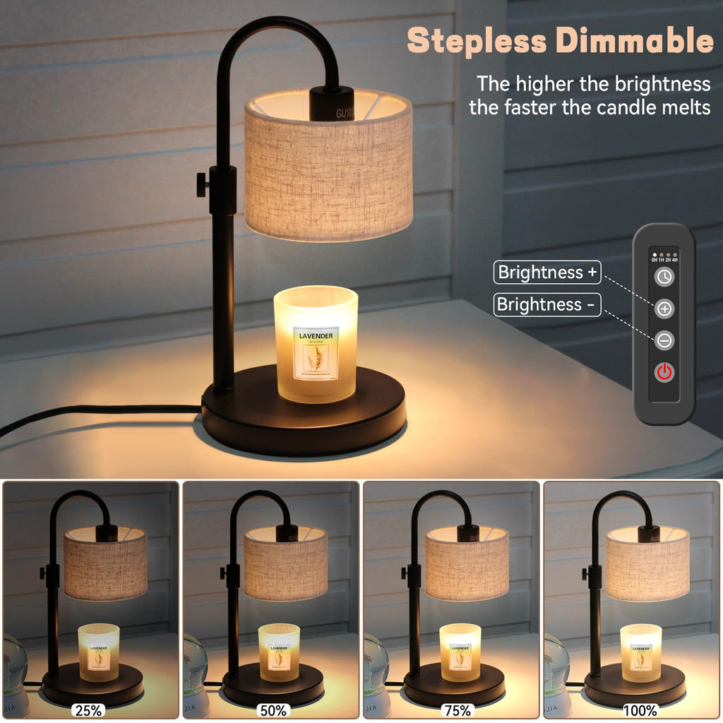 Candle Warmer Lamp with Timer, Adjustable Height Q862