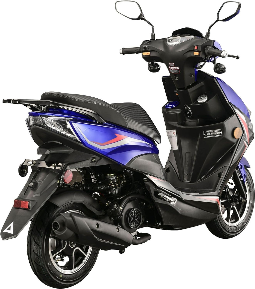 150cc Gas Automatic Scooter Moped with 10" Aluminum Wheels C8707