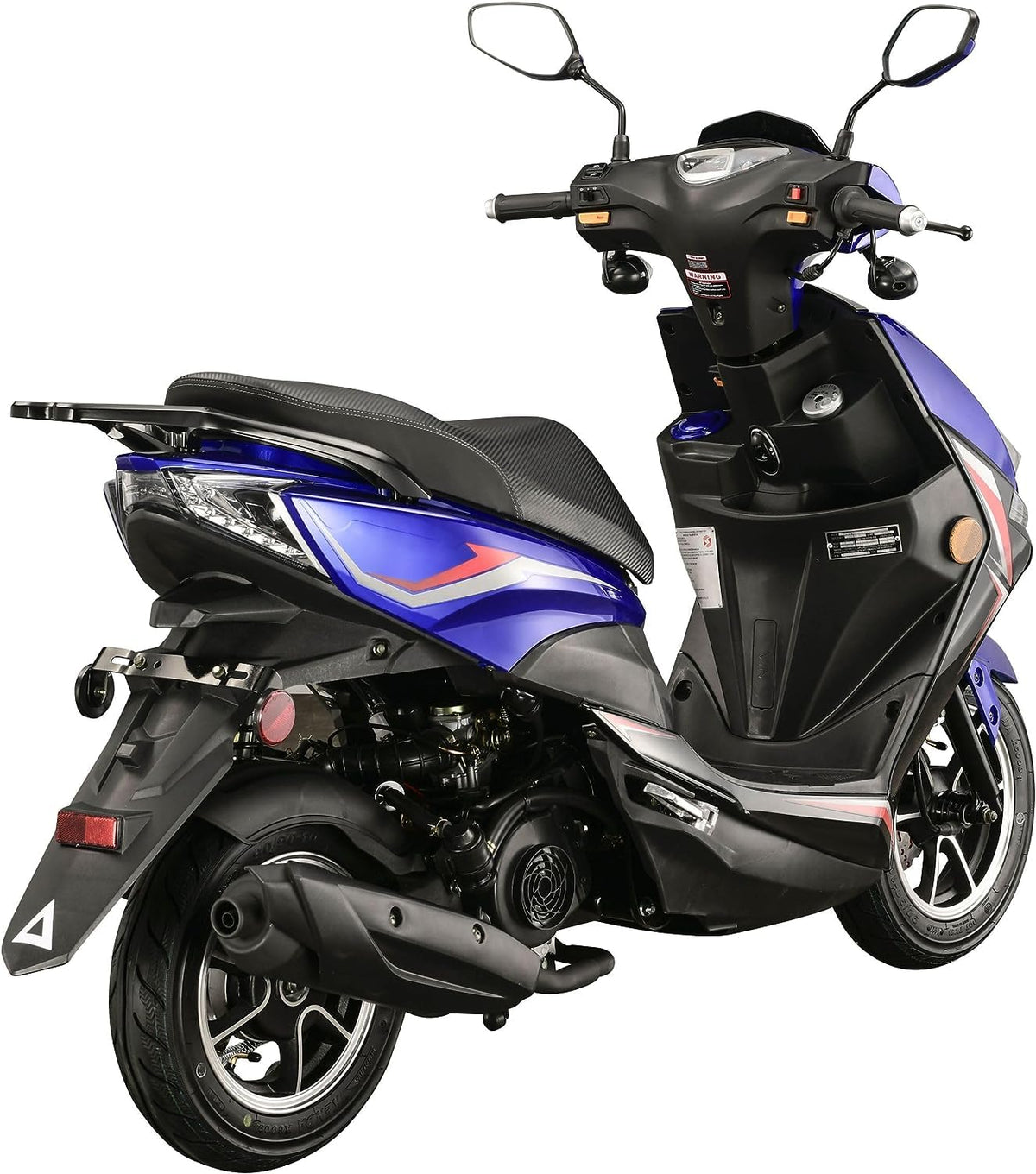 150cc Gas Automatic Scooter Moped with 10" Aluminum Wheels C8707