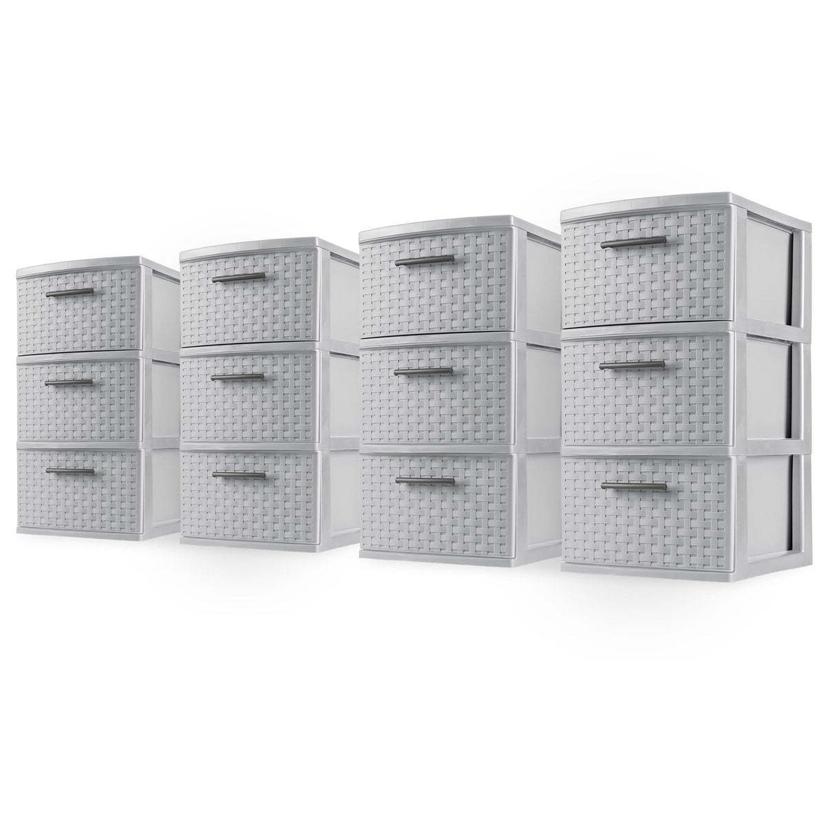 3-Drawer Storage Tower Unit 4-Pack O524