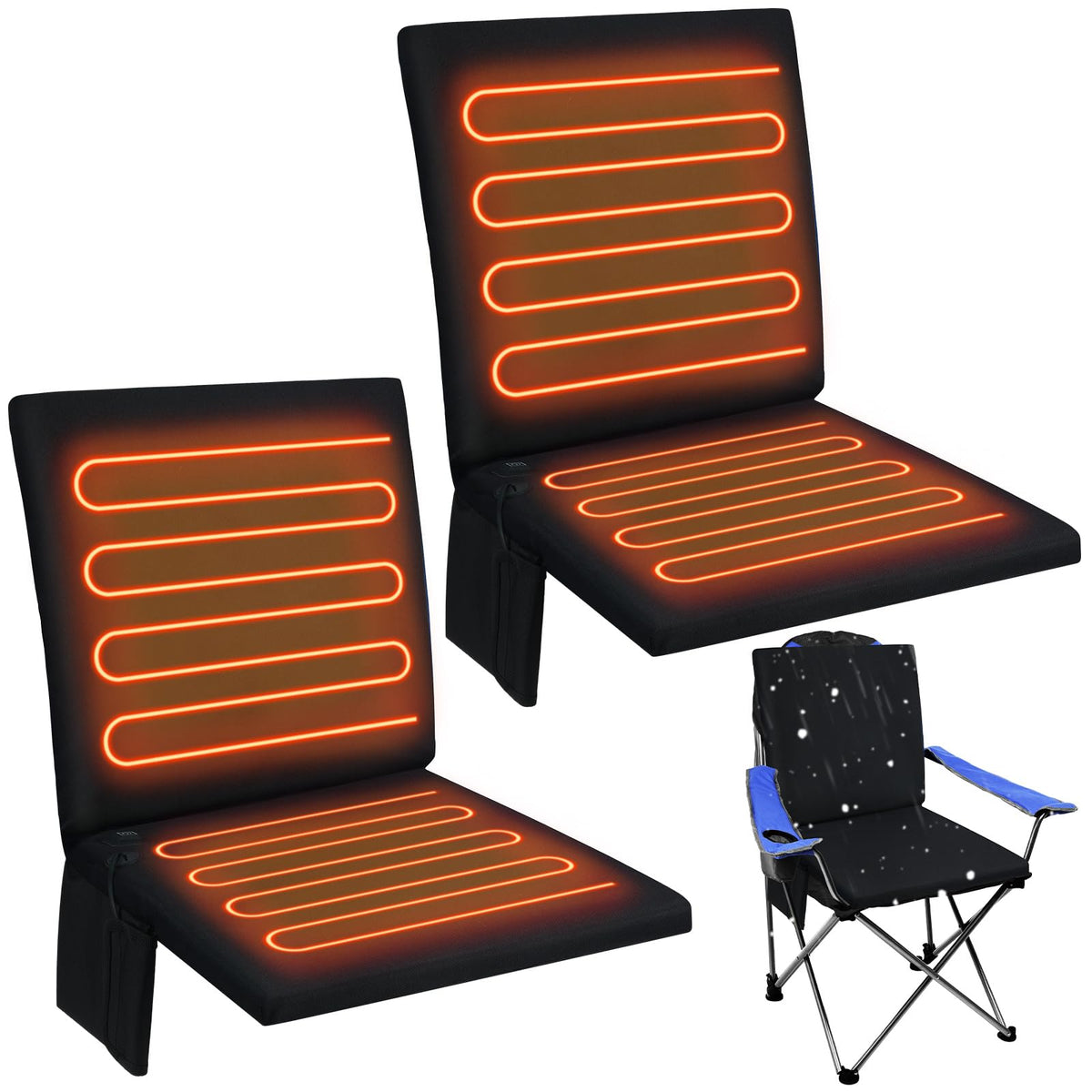 2 Pcs Waterproof Heated Seat Cushion R878993