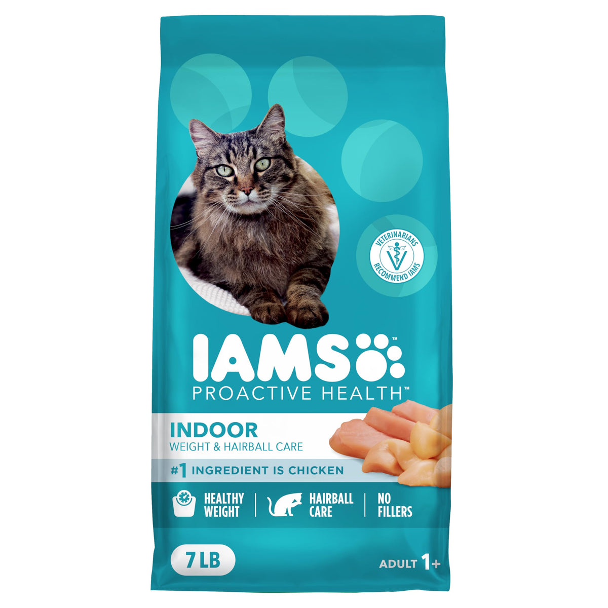 Indoor Dry Cat Food Chicken & Turkey 7 lb O7124