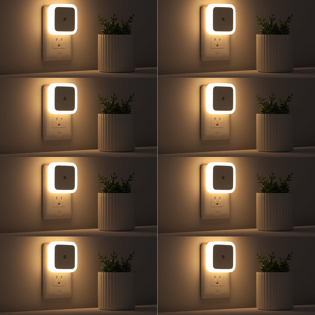 Warm White 8-Pack Plug in Night Light Z4597