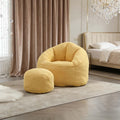 Memory Foam Bean Bag Chair with Ottoman Z726