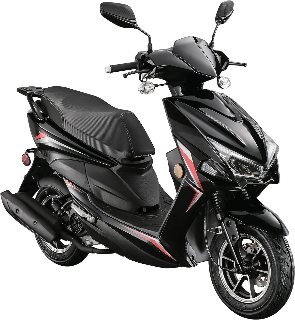 150cc Gas Automatic Scooter Moped with 10" Aluminum Wheels C8707