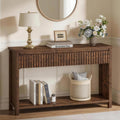 47" Fluted Console Table with Drawers O343