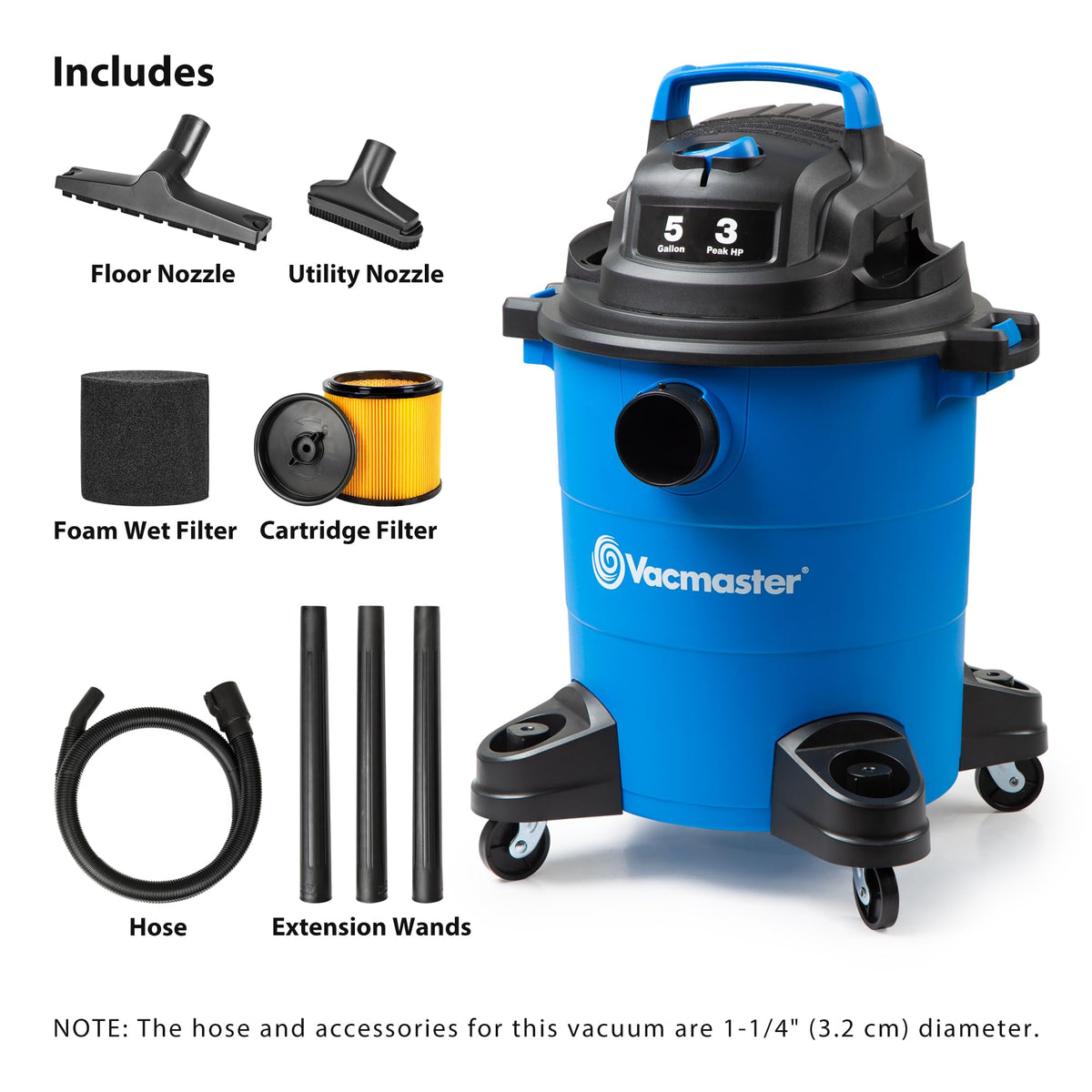 5-Gal Wet/Dry Vacuum I823