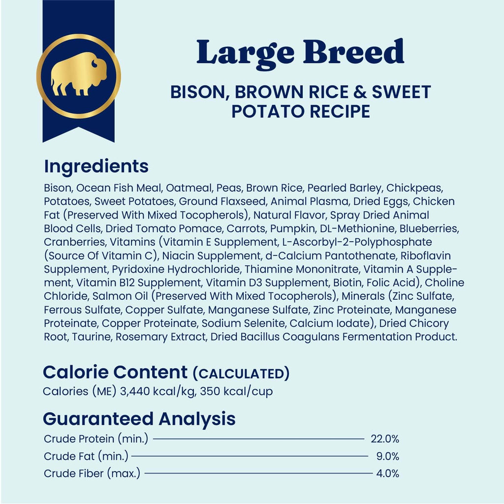 Solid Gold Bison Dry Dog Food 22LB H756923