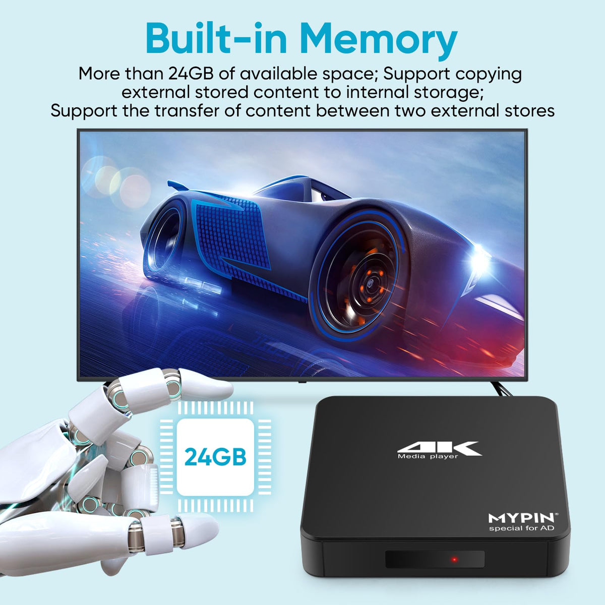 4K MP4 Media Player X774