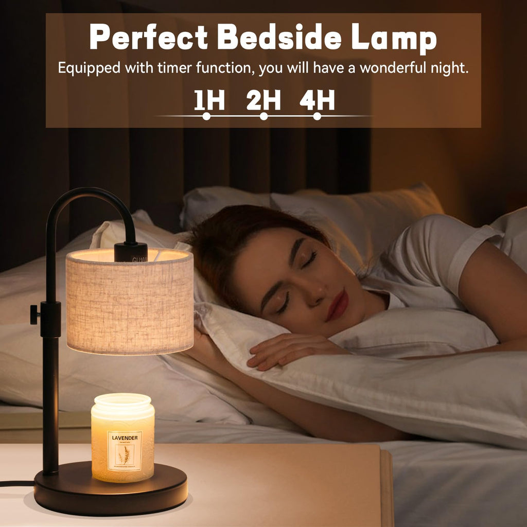 Candle Warmer Lamp with Timer, Adjustable Height Q862