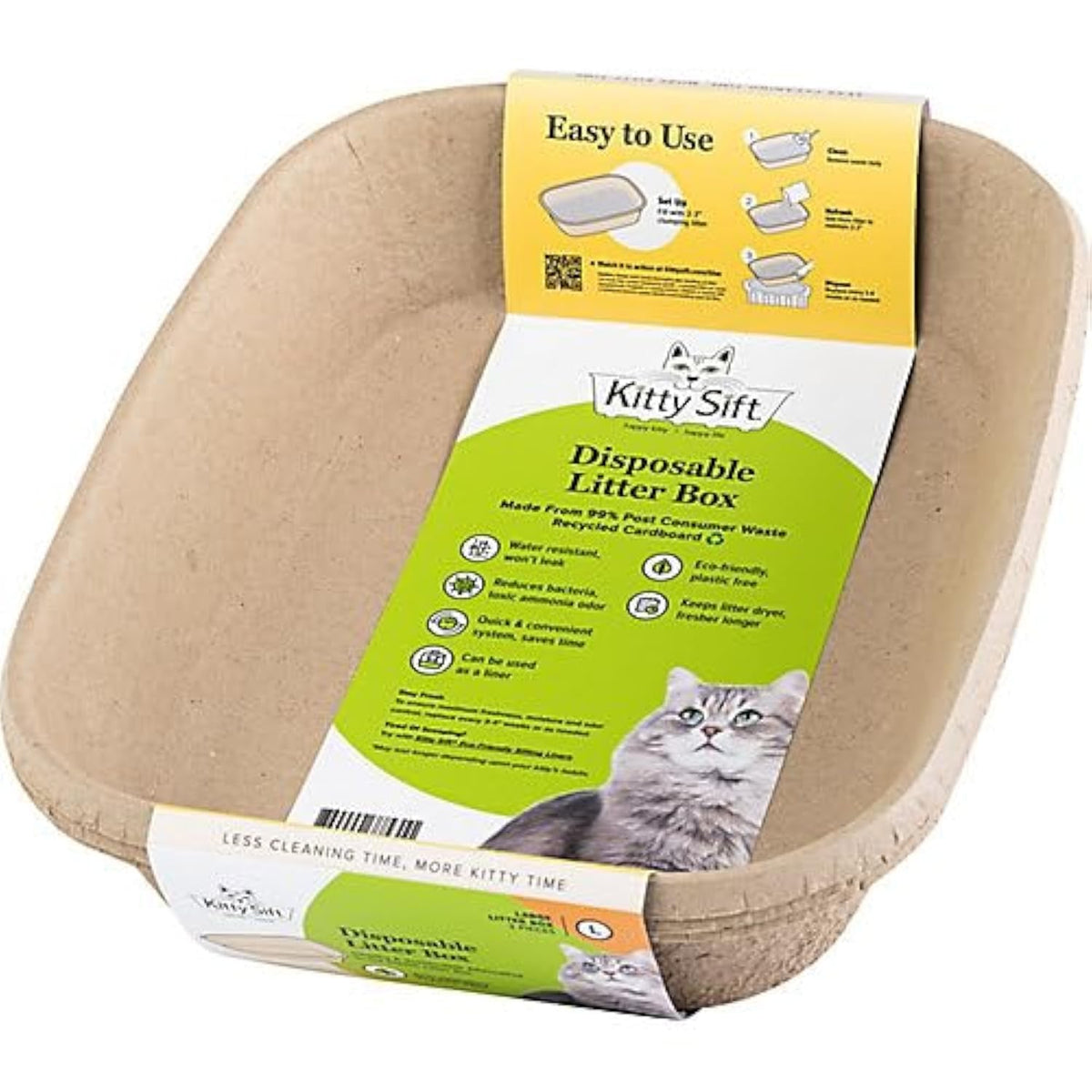 Disposable Litter Box Large 3 Pack F1324