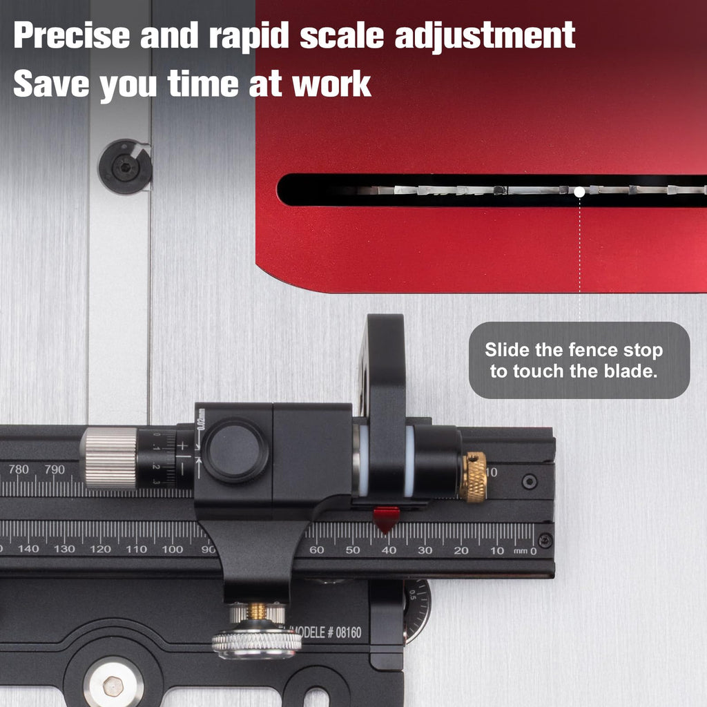 Aluminum Alloy Miter Gauge with Miter Fence P5472