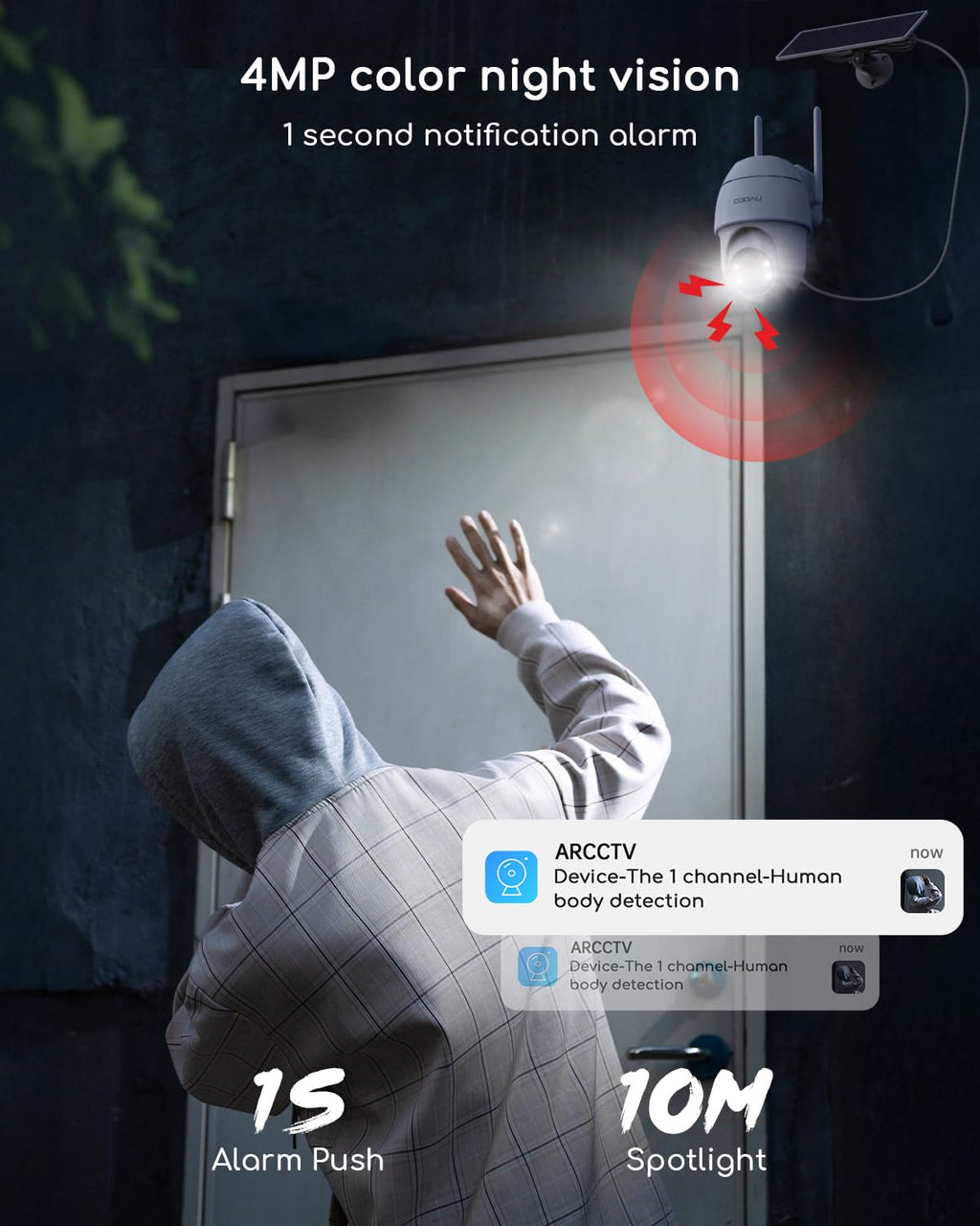 Solar Security Cameras Wireless Outdoor N759