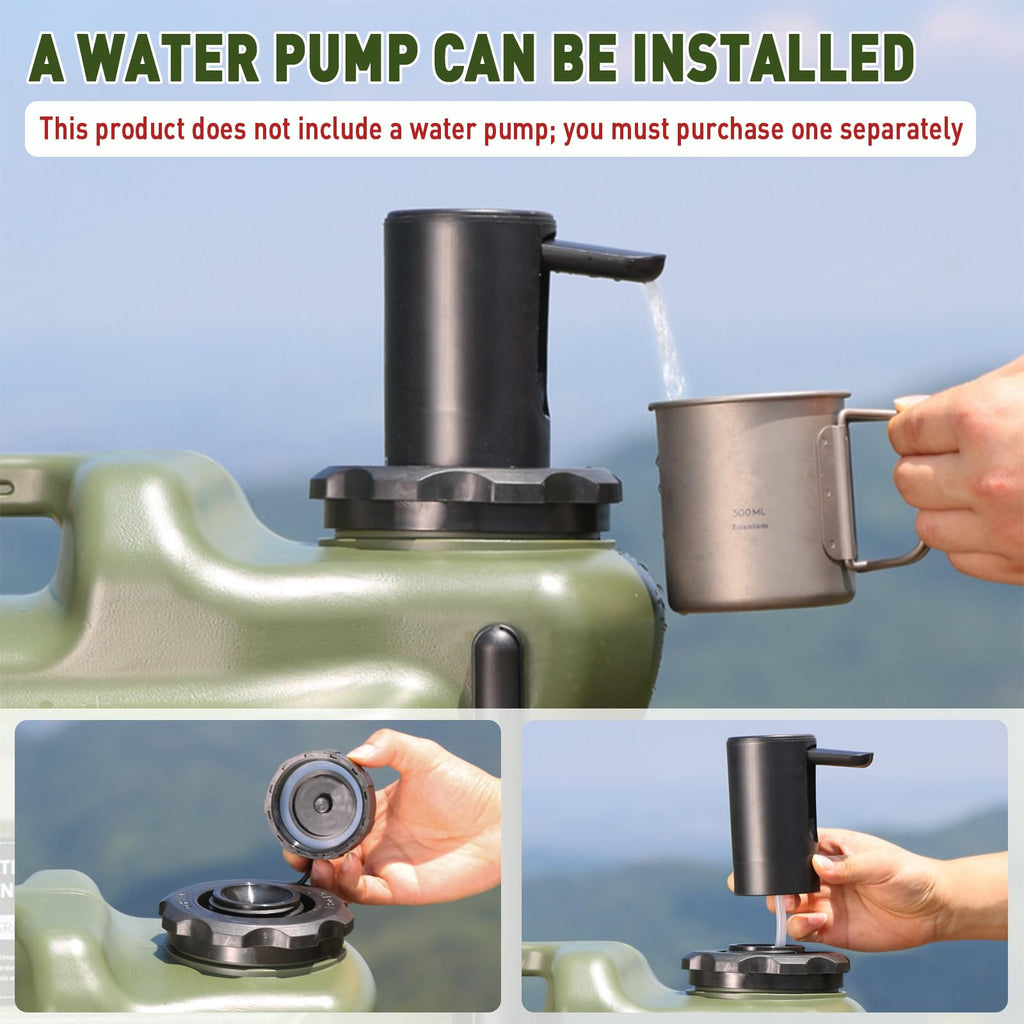 7.4 Gallon Water Jug with Wheels & Handle S524