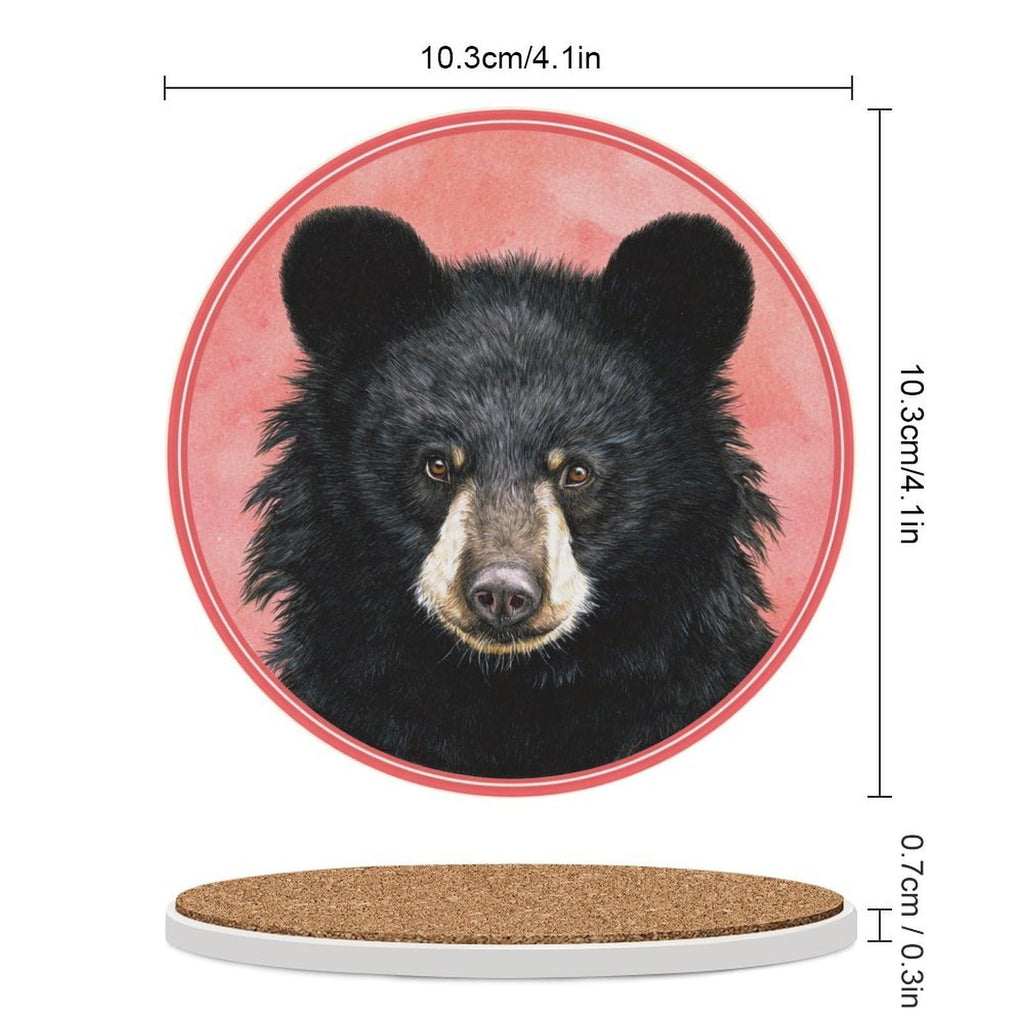 Black Bear Coasters Set of 4 Z898