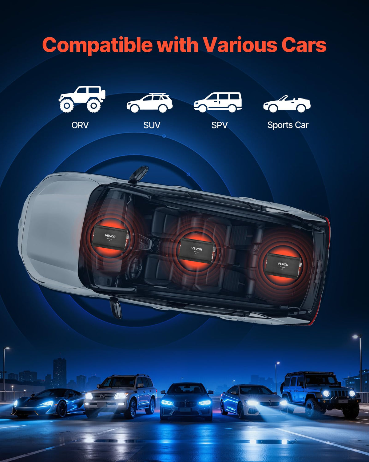 4 Channel Bridgeable Class A/B Car Audio Amplifier X42186