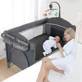 5-in-1 Baby Bassinet Bedside Sleeper Playard P6086