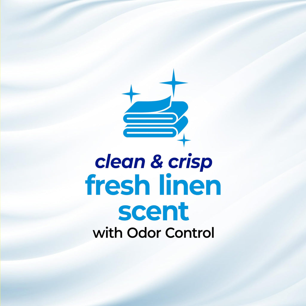 4 Gallon Trash Bags, White, Fresh Linen Scent, 80ct G1880