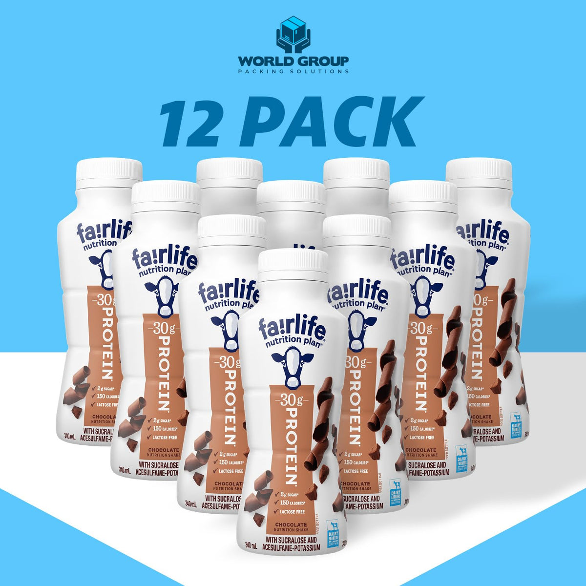 High Protein Chocolate Shake 11.5 Fl Oz (Pack of 12) V2708