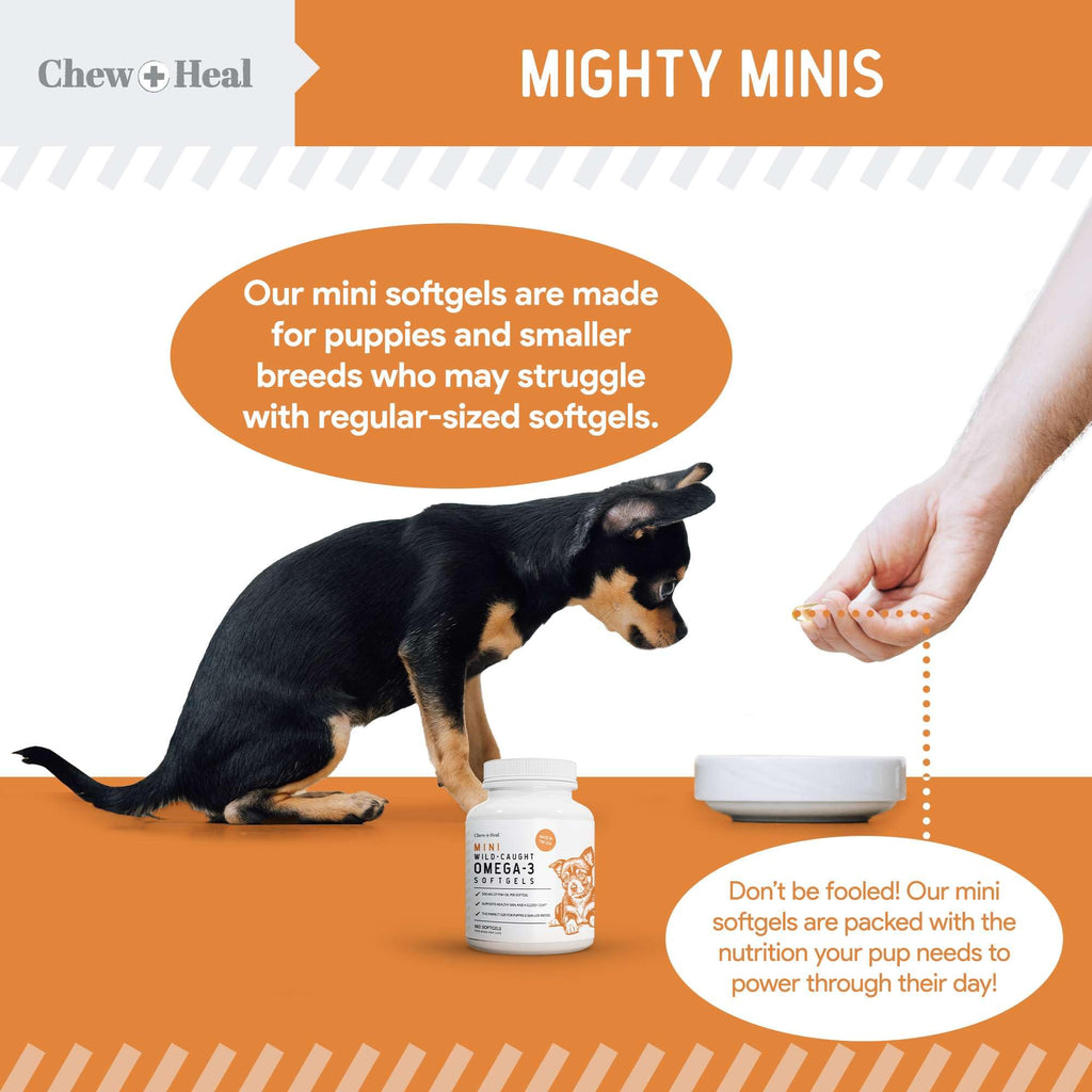 Fish Oil for Dogs 300mg 180 Softgel Capsules E33759