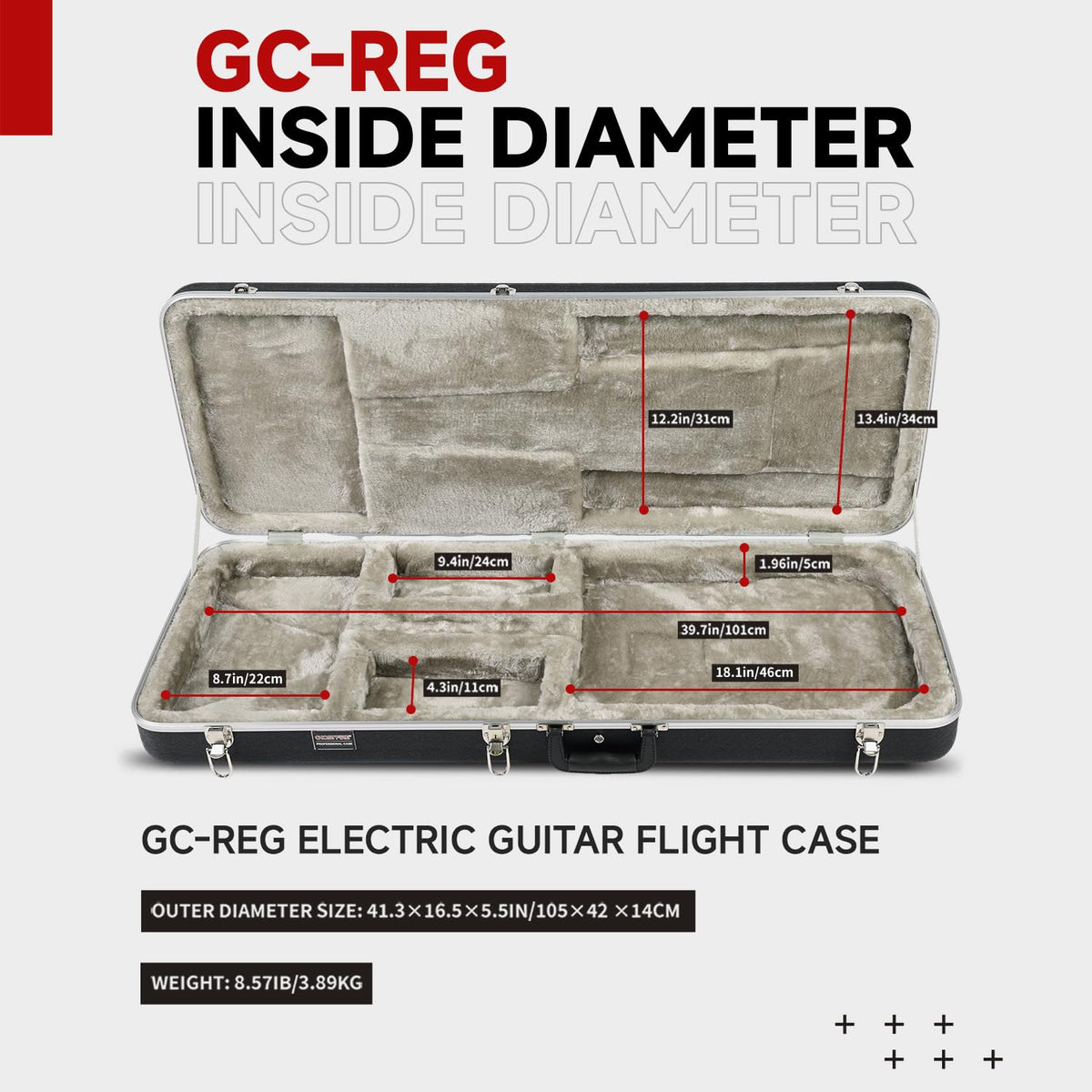 Electric Guitar ABS Hard Case A959