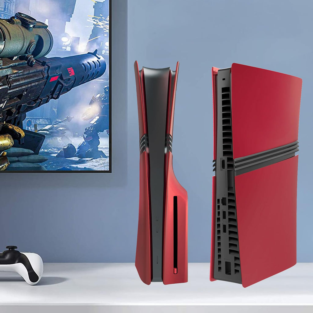 Red Matte ABS PS5 Pro Disc Edition Cover Plates U47770