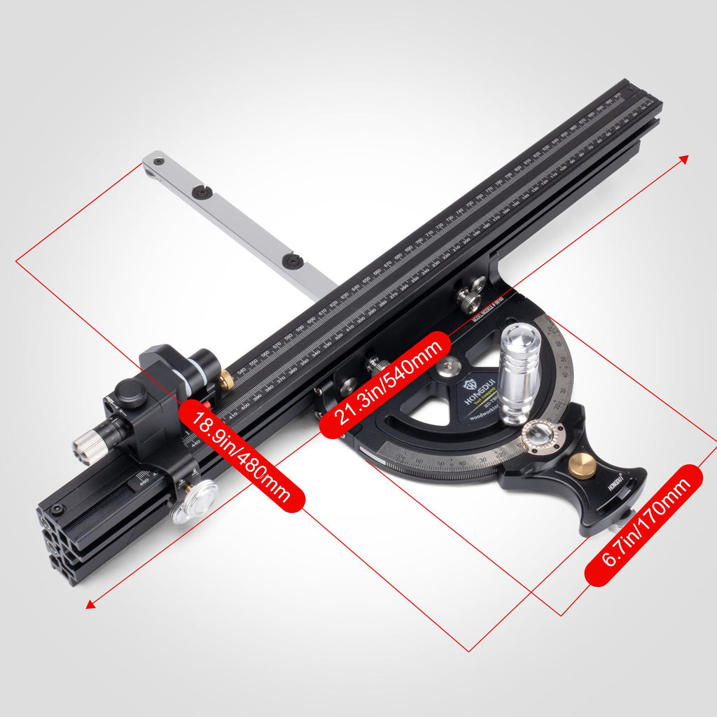 Aluminum Alloy Miter Gauge with Miter Fence P5472