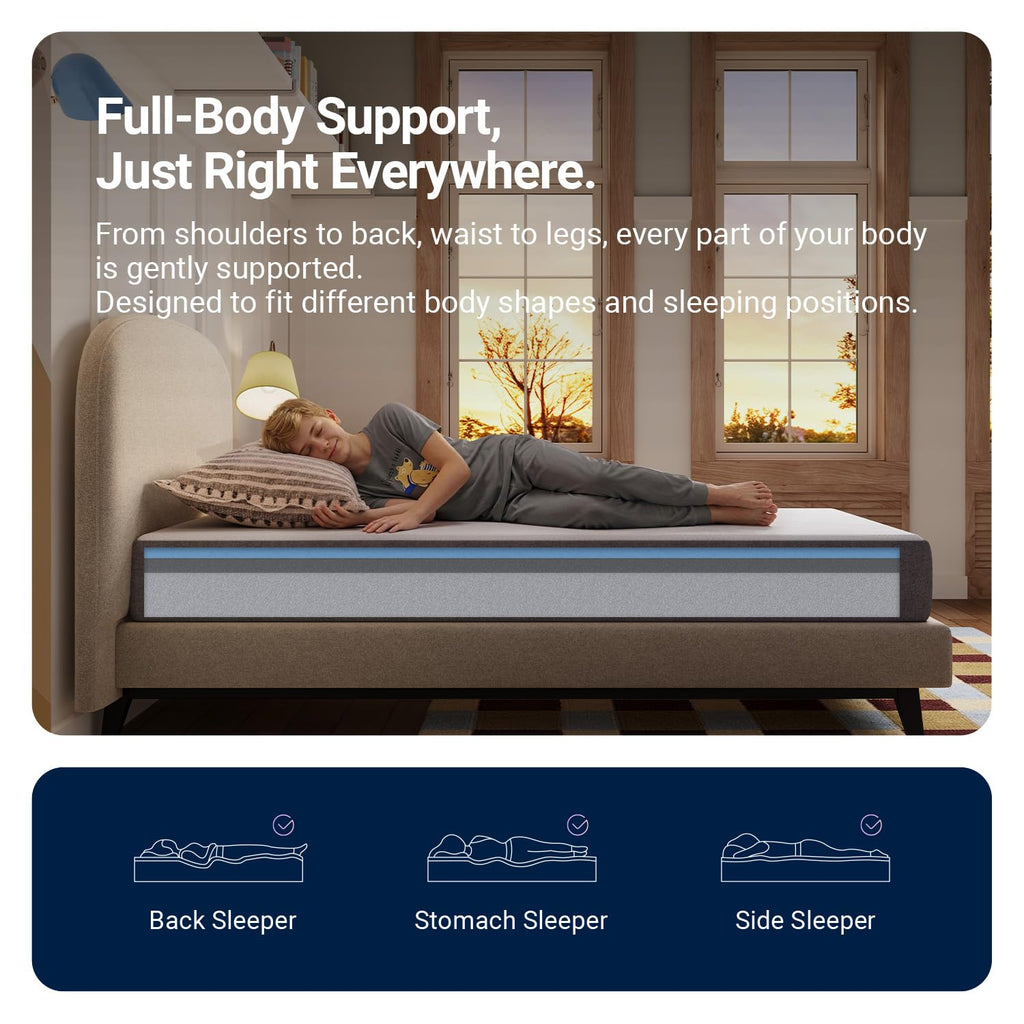 5 Inch Twin Memory Foam Mattress Y16492