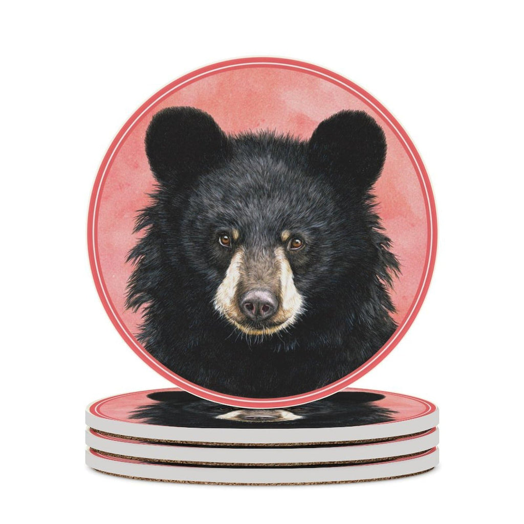 Black Bear Coasters Set of 4 Z898
