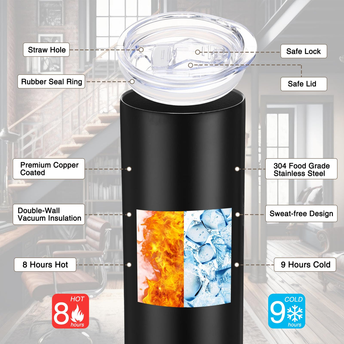 20oz Tumblers Set of 6 M2601