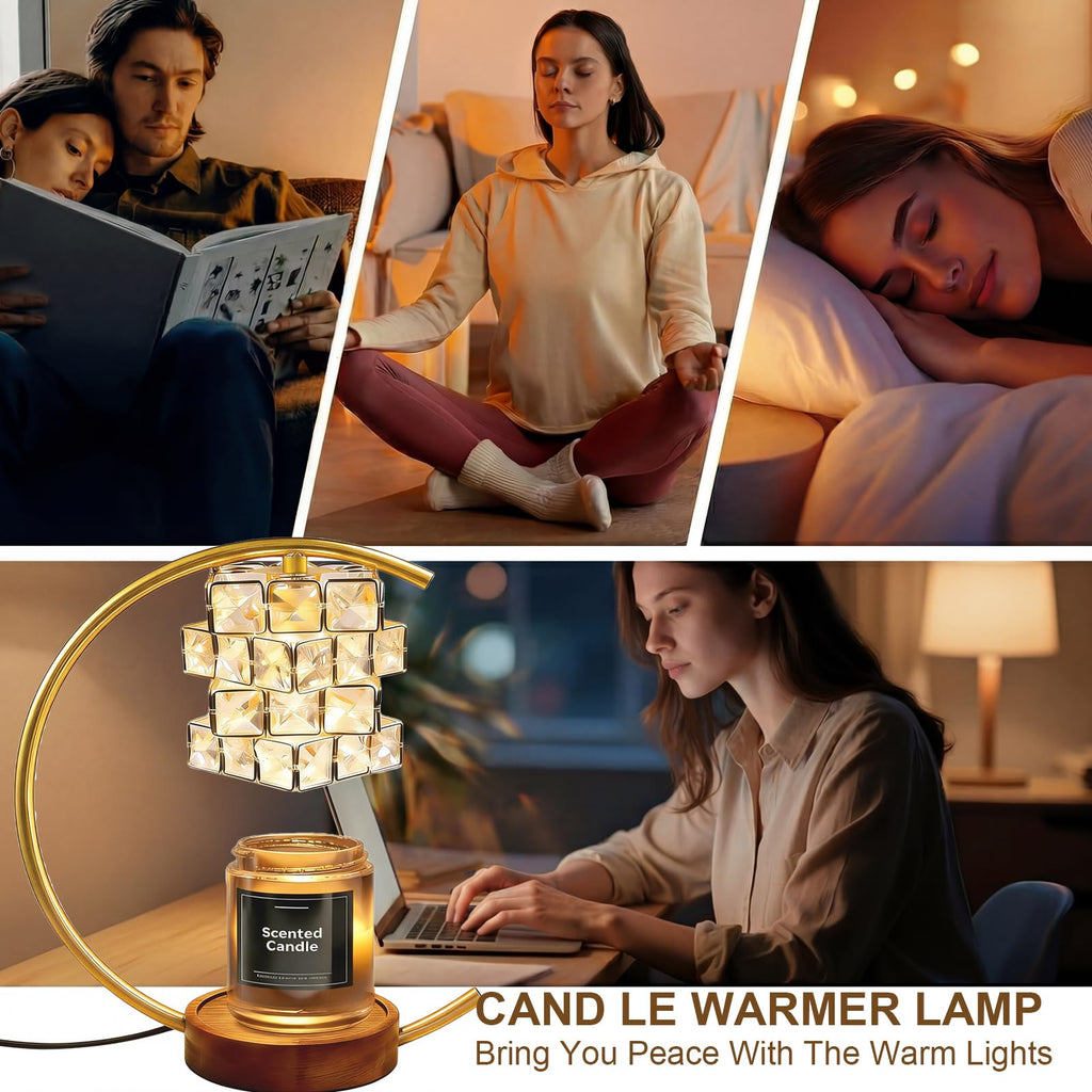 Candle Warmer Lamp with Timer Dimmable Wax Warmer X64125