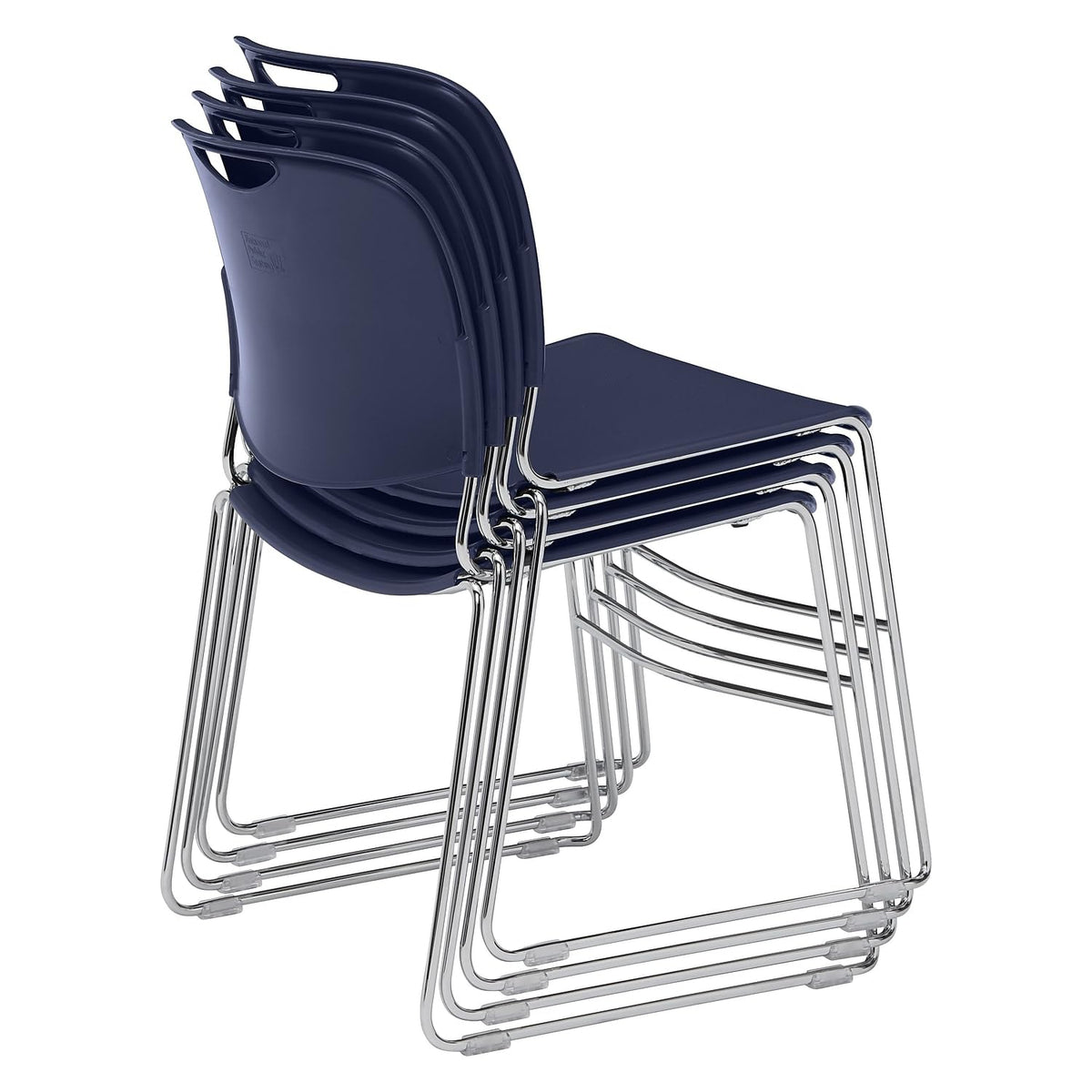 Navy Blue Stack Chair 4 Pack C8300