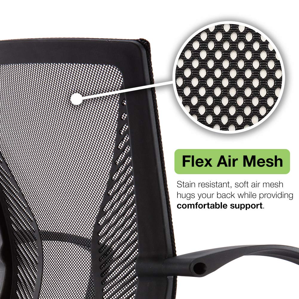 Black Blue Ergonomic Mesh Office Chair N693162