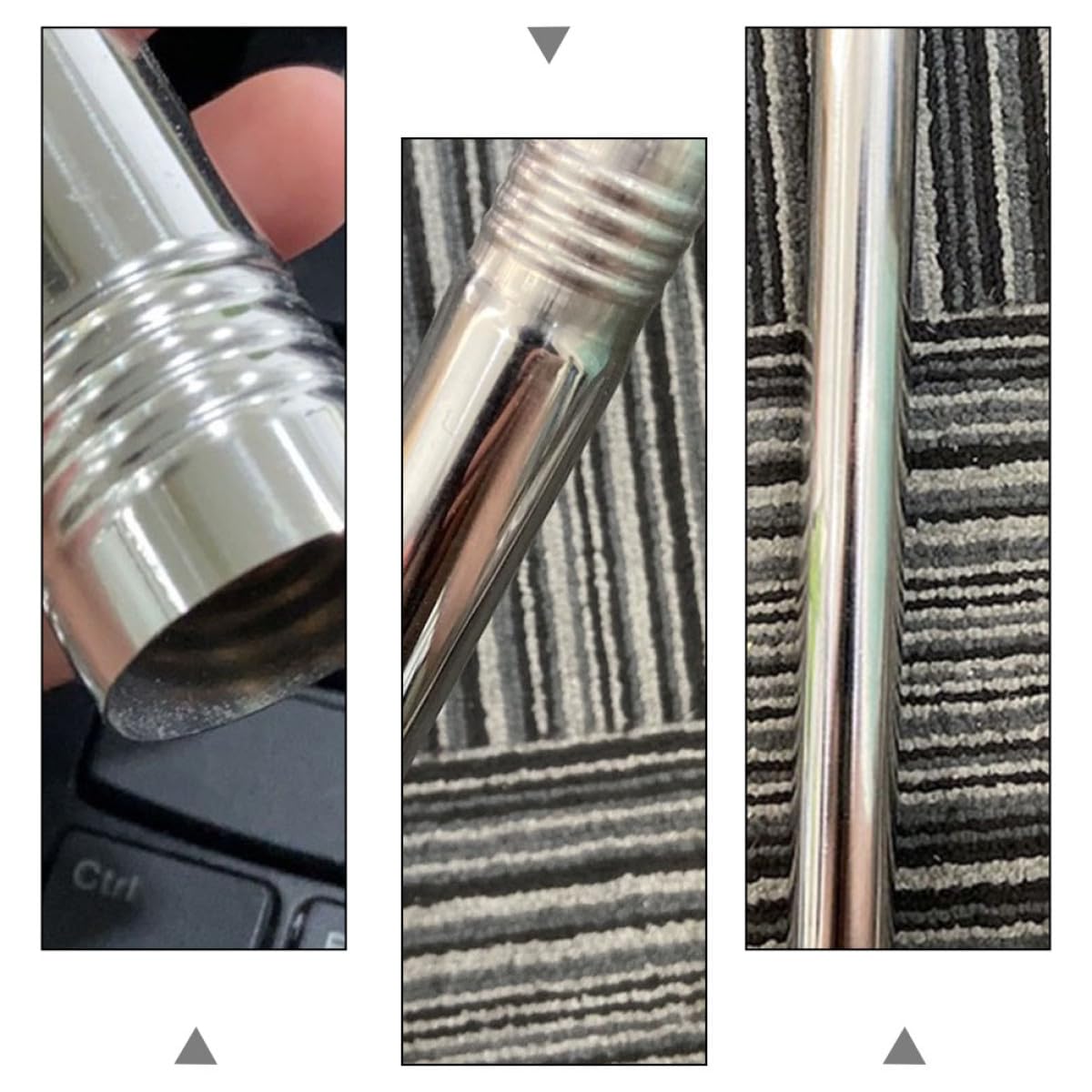 2pcs Stainless Steel Rustproof Outdoor Flag Pole H40971