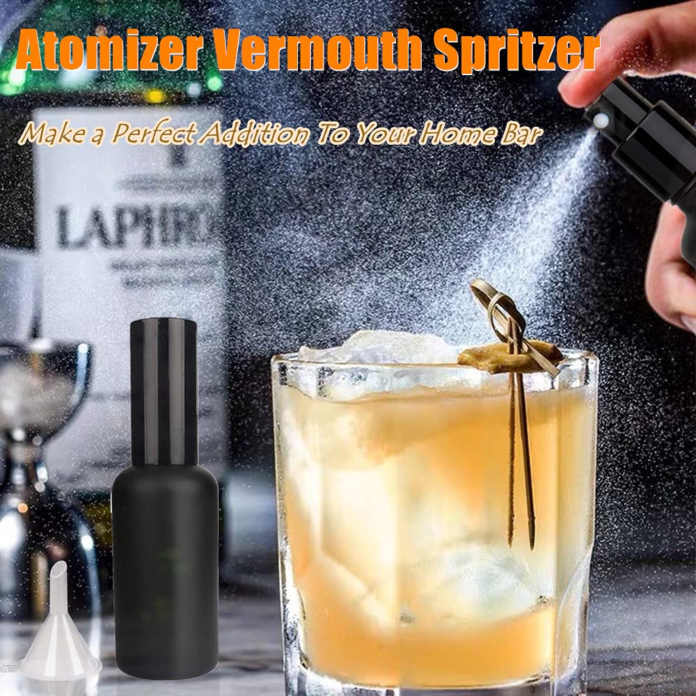 Cocktail Atomizer Sprayer 1.7OZ 50ml Black C56812