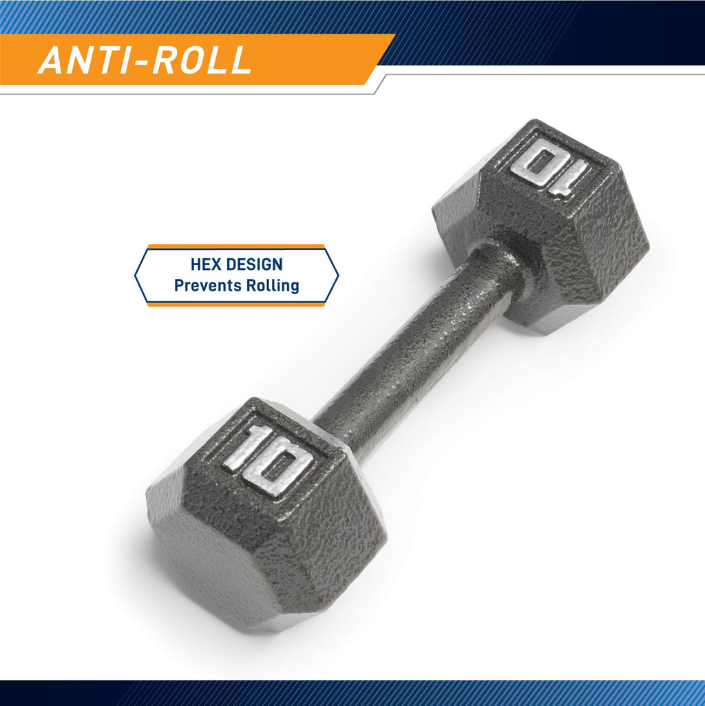 Cast Iron Hex Dumbbell K5252