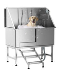 50 Inch Stainless Steel Dog Grooming Bath Tub with Ramp C914