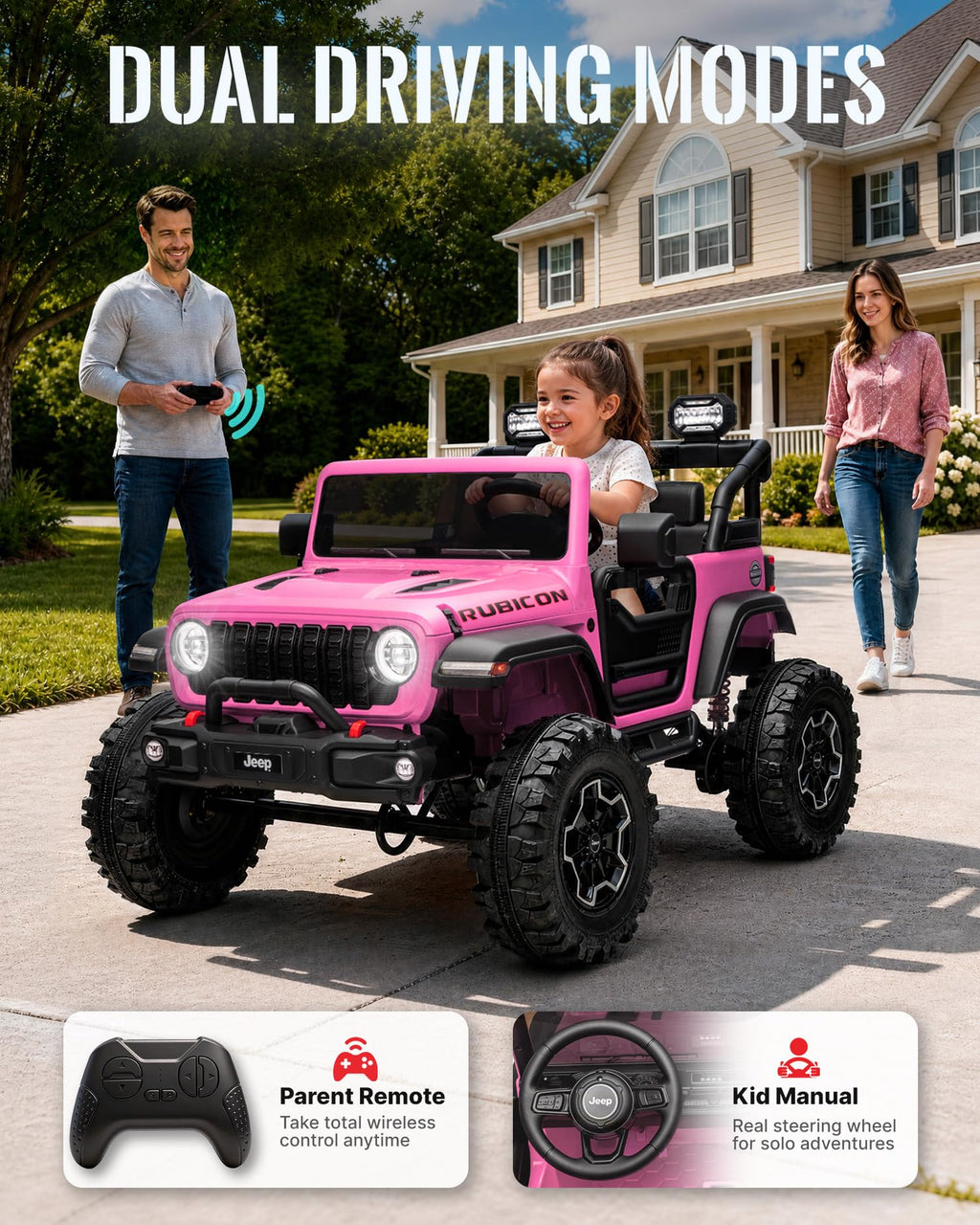 24V 2 Seater Ride on Car with Remote Control K52432