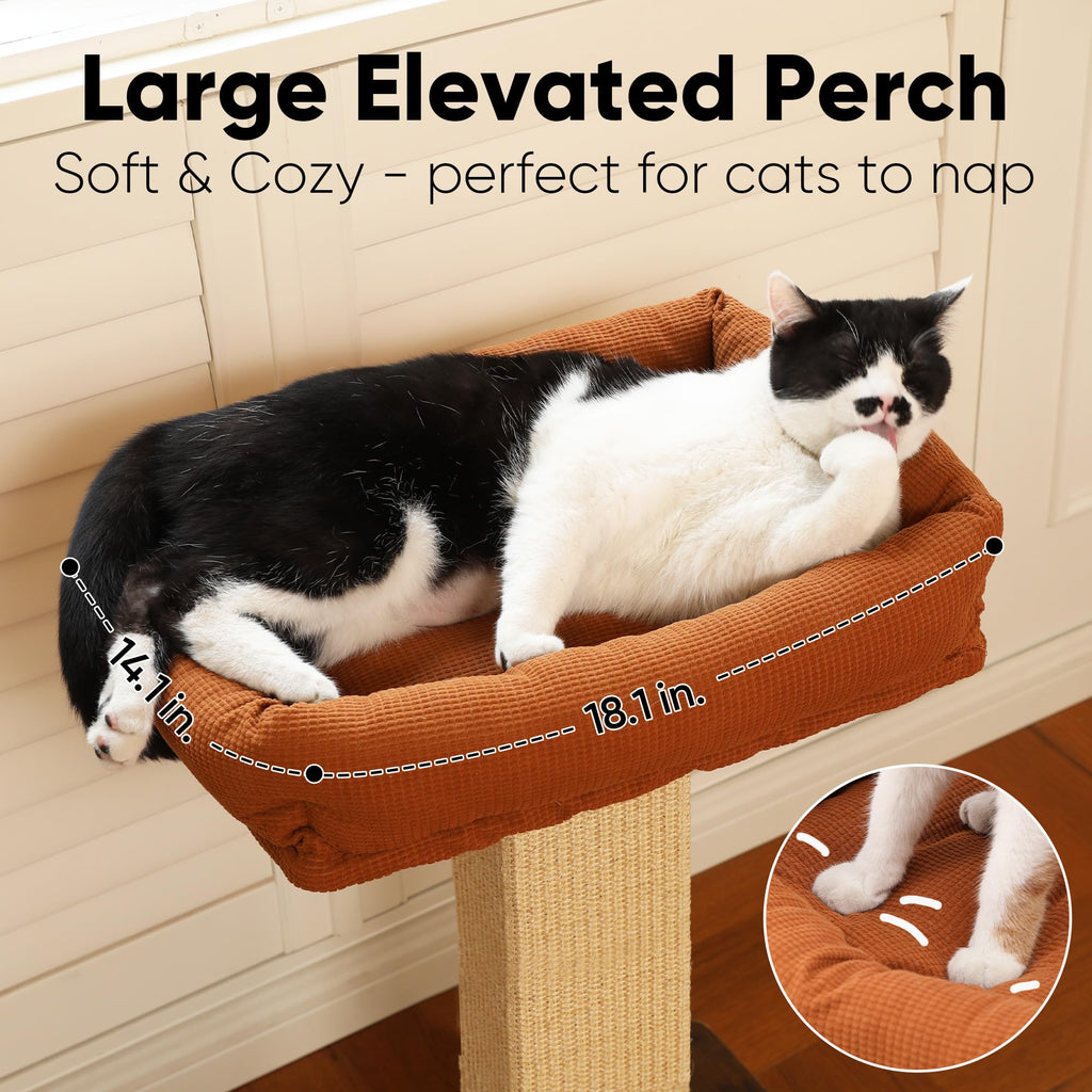 Cat Scratching Post with Perch Y40851