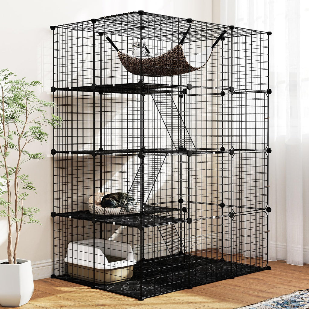 56" 4-Tier Cat Enclosure with Skylight O310463