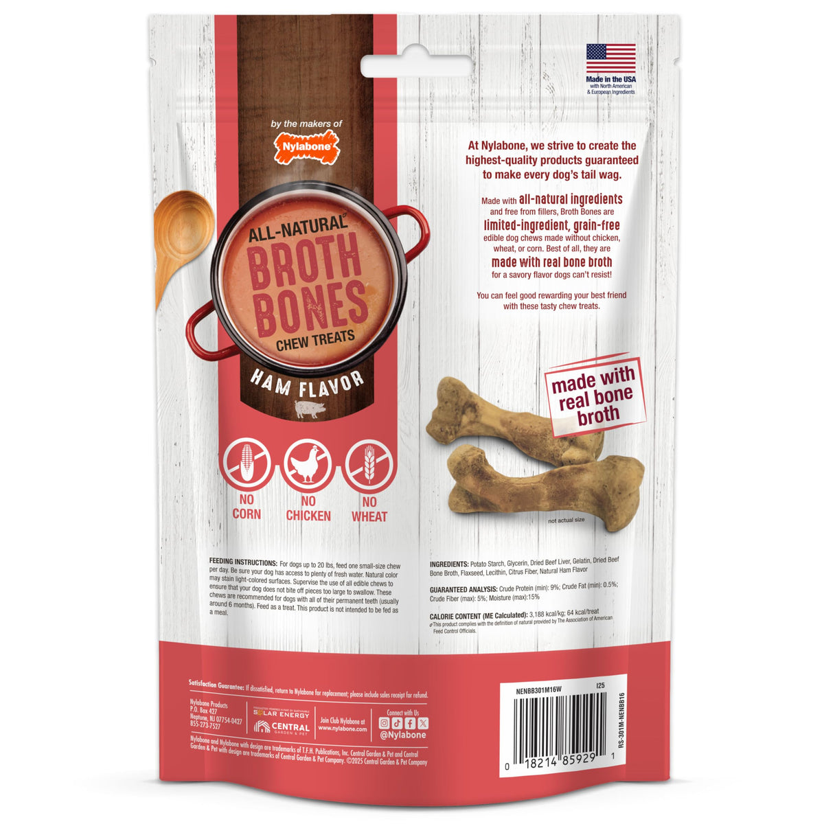 Ham Flavor Small Dog Treats 16 Count Y78523