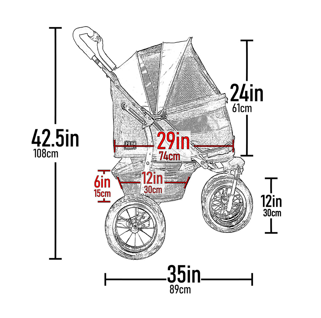 Extra Large Pet Stroller A2281
